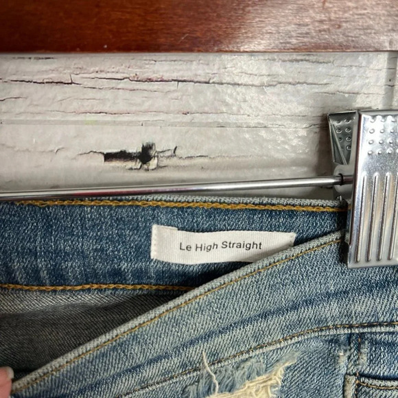 Frame Le  High Straight Jeans distressed size 24 - Picture 5 of 9